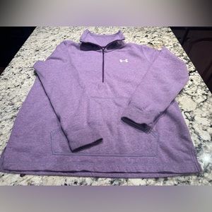 Under Armour Womens Purple Half-Zip Sweater